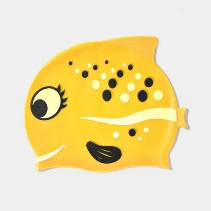 Gorro de Natación de Silicona para Niños - Diseño Pececito