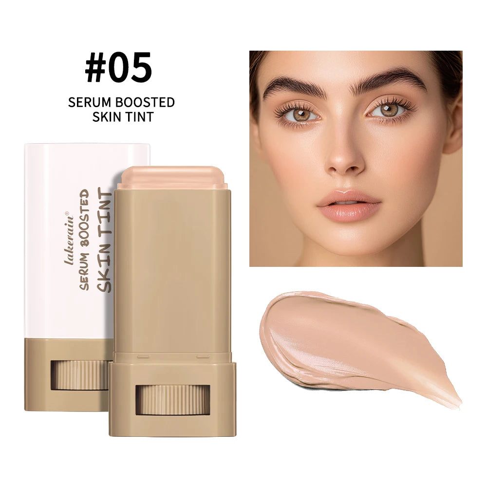 Tinted Solid Essence Stick, Long-Lasting Moisturizing, Smooth Application, Natural Nude Makeup Tinted Essence