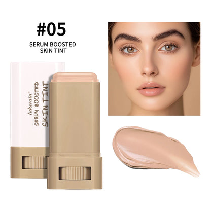 Tinted Solid Essence Stick, Long-Lasting Moisturizing, Smooth Application, Natural Nude Makeup Tinted Essence