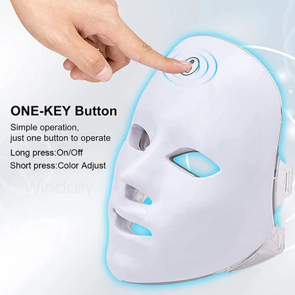 Mascarilla LED Anti-Rojeces