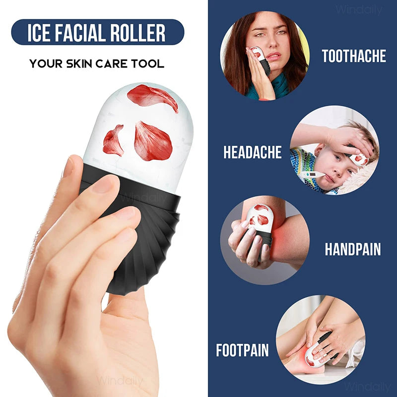 (GRATIS) Ice Roller de Silicona complemento perfecto para combatir el ACNÉ
