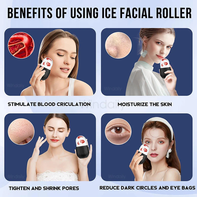 (GRATIS) Ice Roller de Silicona complemento perfecto para combatir el ACNÉ