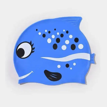 Gorro de Natación de Silicona para Niños - Diseño Pececito