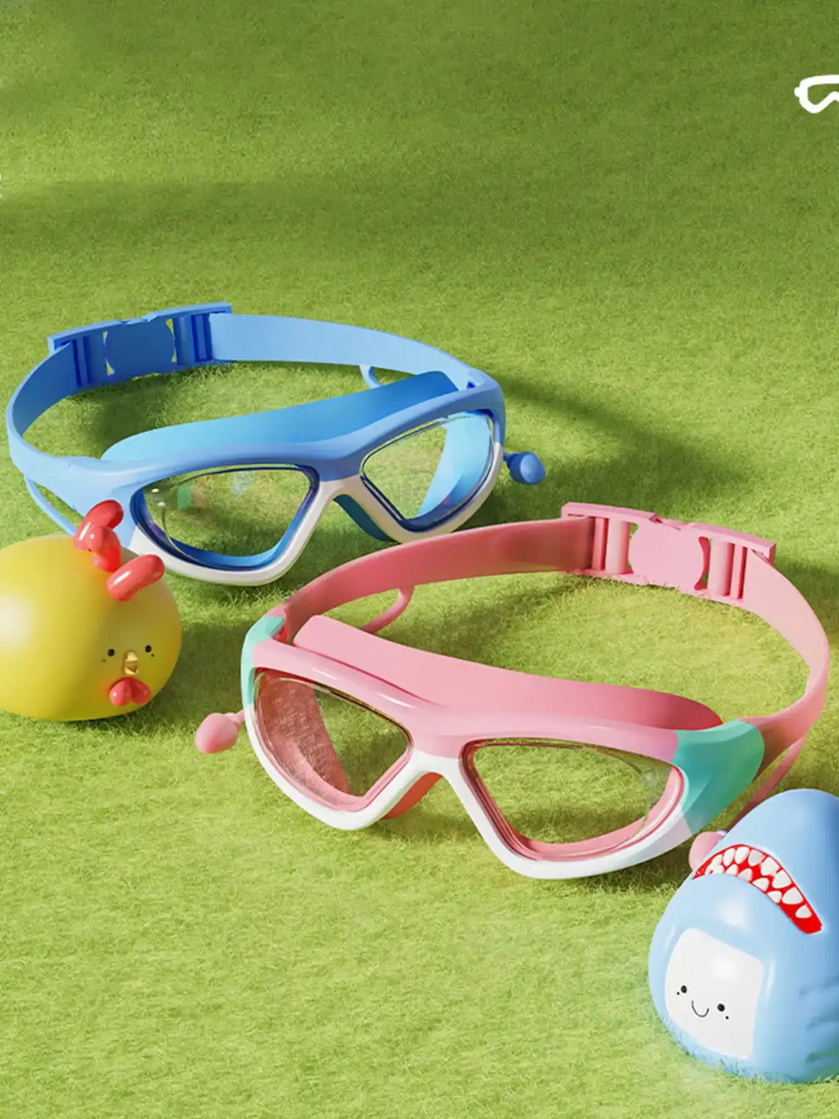 Antiparras de Natación para Niños Antiempañantes con Tapones