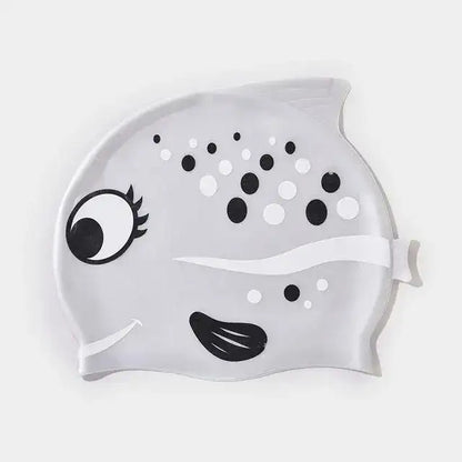 Gorro de Natación de Silicona para Niños - Diseño Pececito