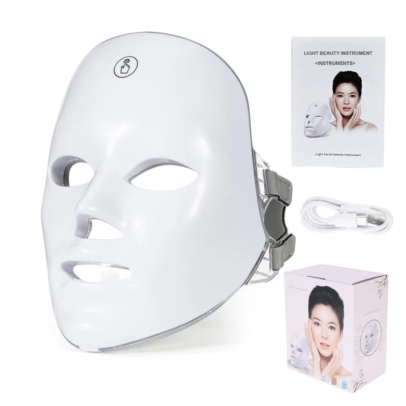 Mascarilla LED Anti-Rojeces