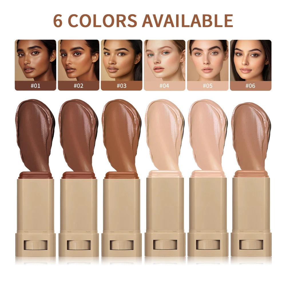 Tinted Solid Essence Stick, Long-Lasting Moisturizing, Smooth Application, Natural Nude Makeup Tinted Essence