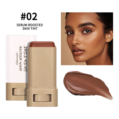 Tinted Solid Essence Stick, Long-Lasting Moisturizing, Smooth Application, Natural Nude Makeup Tinted Essence