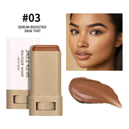 Tinted Solid Essence Stick, Long-Lasting Moisturizing, Smooth Application, Natural Nude Makeup Tinted Essence