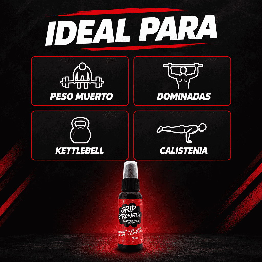 Blinda Grip ideal para peso muerto, dominadas, kettlebell y calistenia