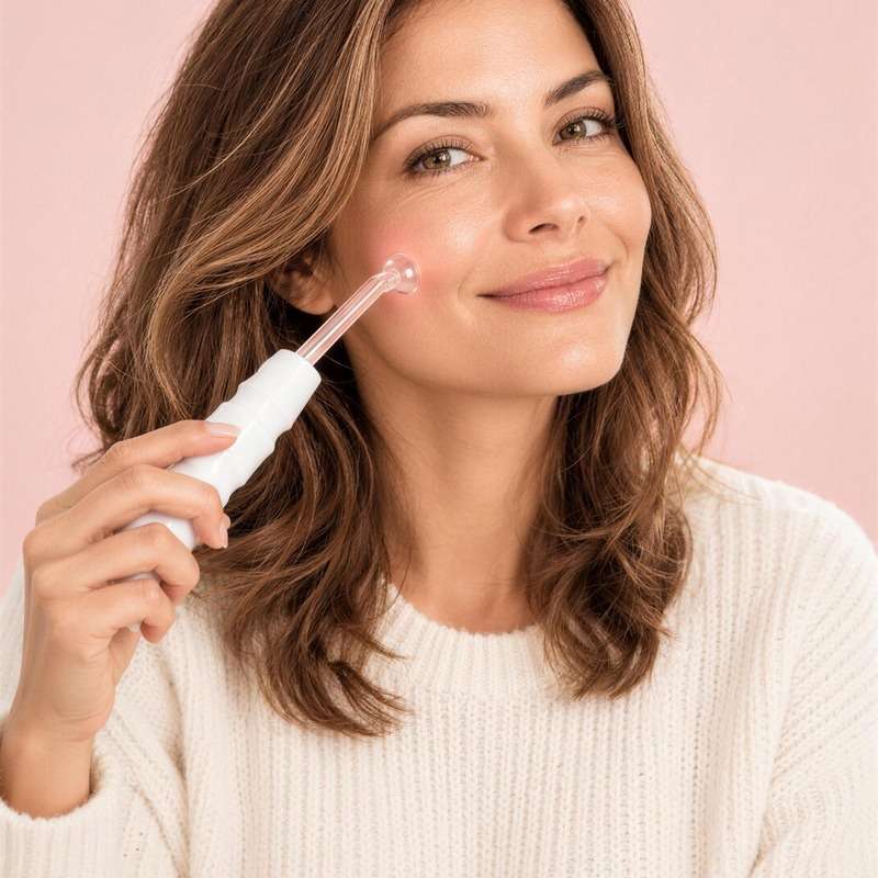 Mujer sosteniendo BeautyPro 2.0 Clear