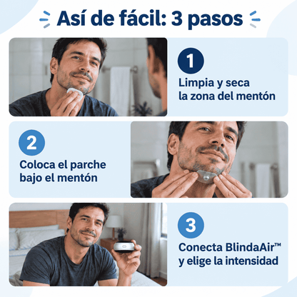 Cómo usar BlindaAir™ en 3 pasos