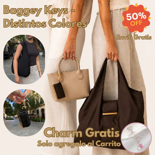 Baggkeys - Bolso Plegable Tipo Llavero